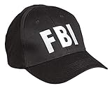 Mil-Tec ベースボールキャップ FBI ロゴ ブラック フリーサイズ [並行輸入品]
