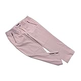バーバリー BURBERRY パンツ クロップド丈 レディース センタープレス 裾チェック [新品] (未使用品) D868