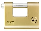 Yaleロックyaly11460 60 mm真鍮仕上げでYaleシャッター南京錠ロック