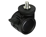 ハイロジック フリーロール付・リフトロックキャスター50mm ストップ付