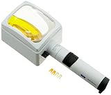 ESCHENBACH デスクルーペ システムバリオプラス 倍率2.8倍 ダブルレンズ ヘッド・LEDライト付きグリップセット 1582-64