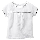 カーターズ Carter's ボンボン付き Tシャツ 半袖 PomPom Trim Top 18M (78-83cm)