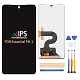 A-MIND For Essential Phone PH-1 液晶ディスプレイスクリーン交換、Essential Phone PH-1 5.7インチディスプレイ液晶パネル修理パーツキット、強化ガラス+ツール(ブラック)
