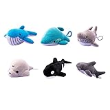 【6本セット】Baby Toddler Toys ぶるぶる Doll 幼兒 ギフト Tremble うみ どうぶつ フレンド Baby Gift 並行輸入