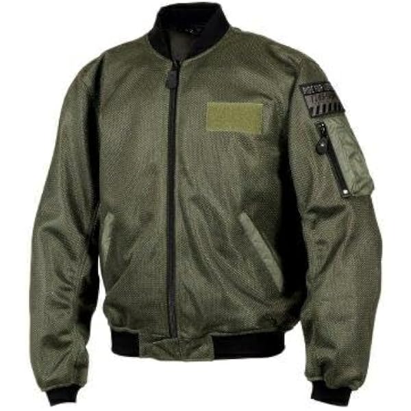Amazon.co.jp: ヒューストン MA-1メッシュジャケット KHAKI XLサイズ