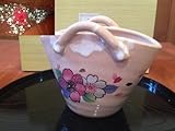 母の日ギフトセット…カーネーション＆九谷焼しゃもじ立＊錦桜(ピンク)