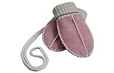 Lambskin Sock Mittens - Rose/Pink by Heitmann Felle