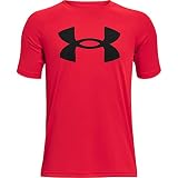 [アンダーアーマー] トレーニングT-シャツ UAテック ショートスリーブTシャツ 〈ビッグロゴ〉 ボーイズ Red / / Black YSM