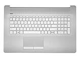 交換用アッパーケースパームレスト HP 17-by 17-CA 17T-by 17Z-CA 17t-by400 17-by0026cy 17z-ca300シリーズ ノートパソコン 非バックライトキーボードアセンブリ ODDトップカバー付き L92785-001 ナチュラルシルバー