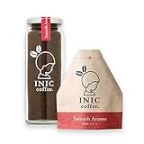 INIC coffee スムースアロマ 瓶 55g & 詰め替え用 リフィル 45g 【定番のレギュラーブレンド】【パウダーコーヒーの最高峰】【世界のバリスタチャンピオンも採用の味わい】