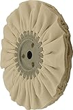 Enkay 156-ASC 6-Inch Airway Buff, 1/2-Inch Bore, Steel Ring by Enkay