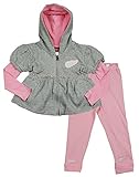 NHL Detroit Red Wings Little Girls幼児用2ピースZipupパーカーとパンツセット