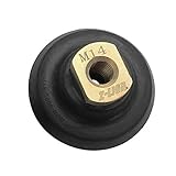 P Prettyia 面ファスナーパット　ポリッシャー　ラバーパッド セミリジッド　M14スレッド - 5インチ