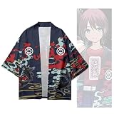井芹仁菜コスプレ衣装 Ｔシャツ 羽織 半袖シャツ 上着 丸首 春秋服 ガールズバンドクライ風 コスチューム 記念シャツ アニメ周辺 男女兼用 (羽織,S)