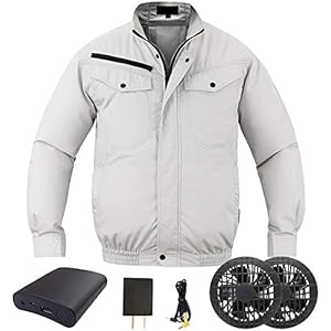 MIDIAN 空調服 空調作業服 作業服 空調パンツ 空調ウェア 作業着 防水 熱中症対策 現場工事 9V 大容量 バッテリー セット ジャケット/ベスト/パンツ 釣り ゴルフ 男女通用