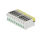 【Ecolink】EPSON エプソン IC6CL50対応 ICBK50 ブラック単品10個セット IC50系 互換インクカートリッジ