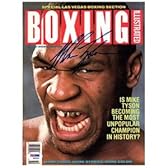 マイク・タイソン直筆サイン入り署名雑誌の表紙ボクシング??雑誌。