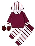 Lorjoy SLEEPWEAR ベビー・ボーイズ カラー: レッド