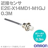 オムロン(OMRON) E2E-X14MD1-M1GJ 0.3M 近接センサ 非シールドタイプ (M18・検出距離14mm)(直流2線式)(M12コネクタ中継タイプ 0.3m)(動作モード：NO) N