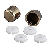 Plumb Pak pp835 – 30dpblトイレボルトキャップユニバーサルフィット、Polished Brass