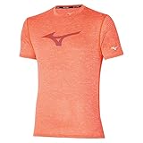 [ミズノ] Tシャツ 半袖 クイックドライＴシャツ 吸汗速乾 再帰反射プリント J2MAA006 メンズ ソレイユ M