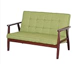 セレノソファ2人掛(座部高35幅113cm)グリーン CS120GR