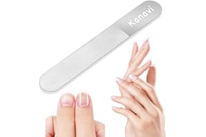 【2025年改良版】Kanavi 爪やすり 爪磨き ガラス製 ピカピカ 最新ナノ技術が生んだ全く新しい ネイルケア ネイルシャイナ― つめみがき つめ や すり 人気 ランキング ツメ磨き 介護 子供 つめ お手入れ (ラウンド型-爪やすり)