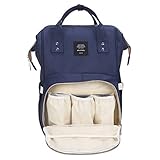 Dovewill マザーズ　　バッグ　ベビー　　まま　　おむつ　リュックサック　　多機能　　出産お祝い　全7色 - 濃紺