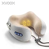 XVOOX 充電式 U型 首マッサージャー 束縛ない ピロー もみ玉 家庭用&職場用&旅行 敬...