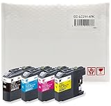 エコリカ ブラザー LC211-4PK対応リサイクルインク 通常容量 4色パック DCP-J762N/J767N/J962N/J963N/J968N MFC-J730DN/J737DN/J830DN/J837DN/J880N/J887N/J900DN/J907DN/J990DN/J997DN 残量表示対応 封筒パッケージ【Amazon.co.jp限定】
