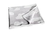 Farg Form Children Blanket with Cloud Print (Grey) by FARG FORM