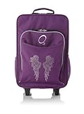 Obersee Kids Rolling Luggage with Integrated Snack Cooler, Rhinestone Angel Wings by Obersee [並行輸入品]