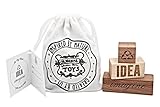 Wooden Story ウドゥン・ストーリー On My Mind(フランネルバック付きメッセージ・ブロック): Imagine, Idea