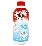 Cow & Gate Infant Milk for Hungrier Babies from Newborn 1 Litre (Pack of 2) - 新生児1リットルからハングリー赤ちゃん用牛＆