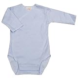 【未熟児】【低出生体重児】【早産児】【NICU】用　ベビー服：　長袖ロンパース　ブルー (2300-3000g)
