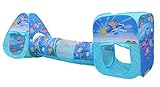 Outdoor Indoor Playhouse Tent With Tunnel,LifeVC? Outdoor Toddler Toys,Bounce House for Children (Ne