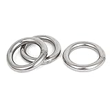 uxcell Oリング　ステンレススチール素材　50mm x 8mm　3個