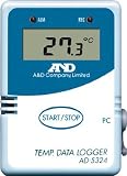 A&D 温度データーロガー 4000メモリー 3306682 AD5324