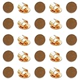 セッティング 台座 8mm ゴールド KC金 40個 留め具 留め金具付き ヘアゴム ブレスレット パーツ アクセサリー 金具 ファイニエ AP0907