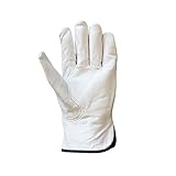 Nataly Osmann ガーデングローブ 園芸用手袋 バラ手袋 植栽手袋 園芸作業 防護グローブ 果物狩り 防護手袋 滑り止め (1 ペア) (ホワイト, S)