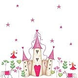 RoomMates YH1328M Princess Castle Peel & Stick Giant Wall Decal