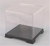 人形ケース　プラスチックケース　フラワーケース　幅12cm×奥行12cm×高40cm【ホビーケース】