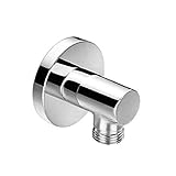 Isenberg 100.5502CP Universal Fixtures Wall Elbow - Round, 100.5502, Polished Chrome [並行輸入品]
