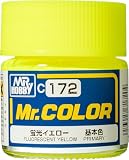 GSI クレオス(GSI Creos) Mr.カラー 蛍光イエロー 10ml 模型用塗料 C172