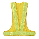 緑十字 キングサイズ安全ベスト （黄／黄） 着丈67cm