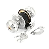 uxcell　ドアのノブロック　ステンレス鋼素材　シルバートーン　16x 7.5cm