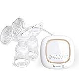 Gland ダブル電動乳房ポンプサイレント自動マッサージダブルブレストポンプ効果的で快適