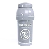 【ツイストシェイク（TWISTSHAKE）公式】ボトル 180ml | パステルグレー