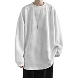 [Yeecan] トレーナー メンズ Tシャツ 長袖 スウェット トップス 無地 かっこいい ゆったり 大きい 丸首 パーカー メンズ シン