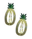 (ウォ２U)Woo2u 可愛い 2点セット ベビー 女の子 パッチン留め ヘアピン ヘアアクセサリー 子供用 髪飾り 髪留め ヘアクリップ（パイナップル）